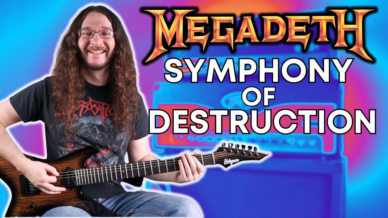 Megadeth - Symphony of Destruction - Guitar Lesson (With Tabs)
