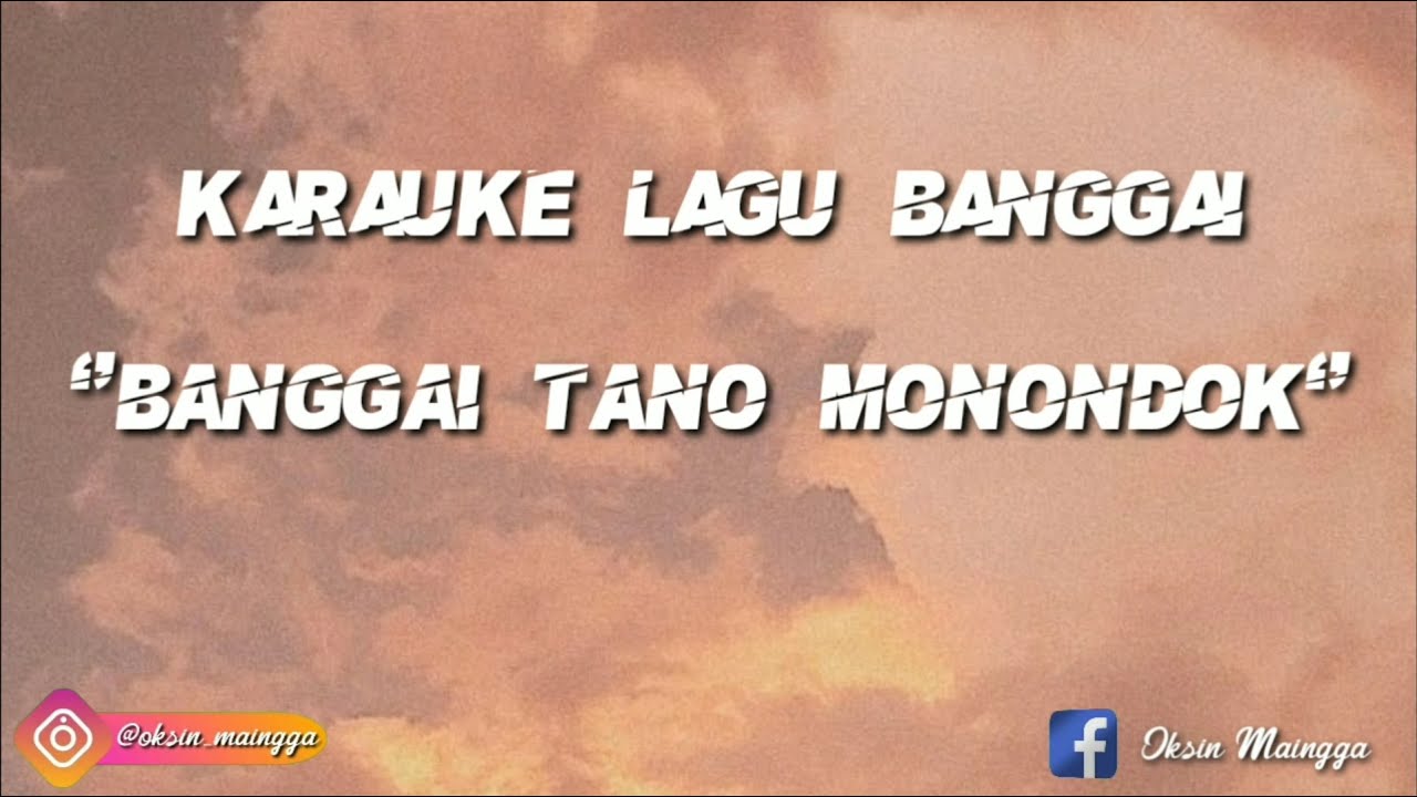 Karauke dan lirik lagu banggai 