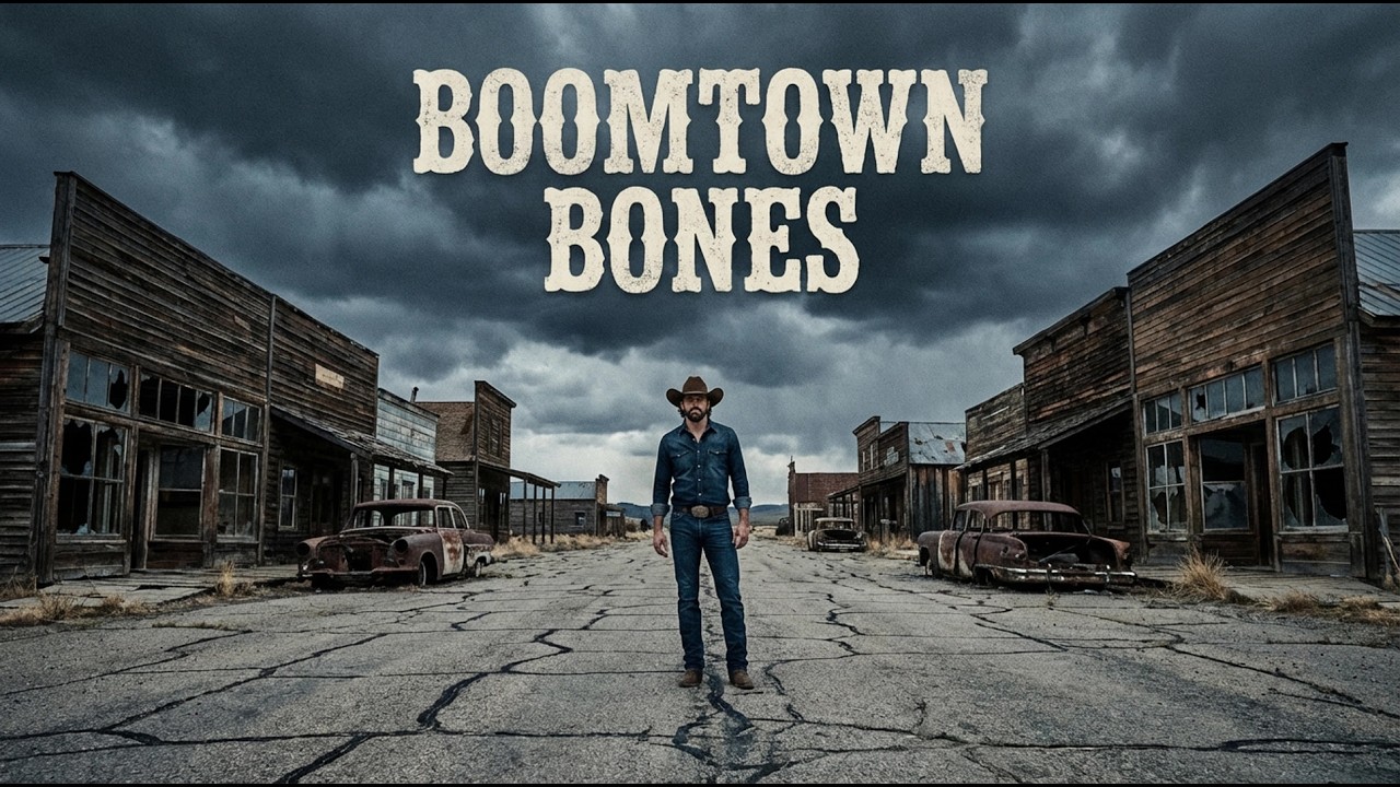 Clank Williams - Boomtown Bones (Official Lyric Video) | Dark Country Blues