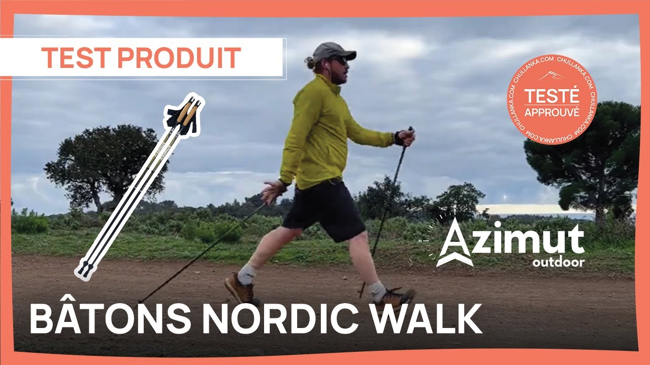 TEST DES BATONS NORDIC WALK - AZIMUT PAR THIBAUD