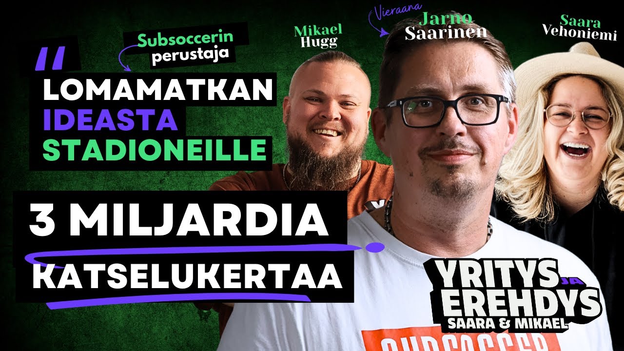Miten suomalainen keksintö räjäytti somen ja valloitti stadionit | JARNO SAARINEN