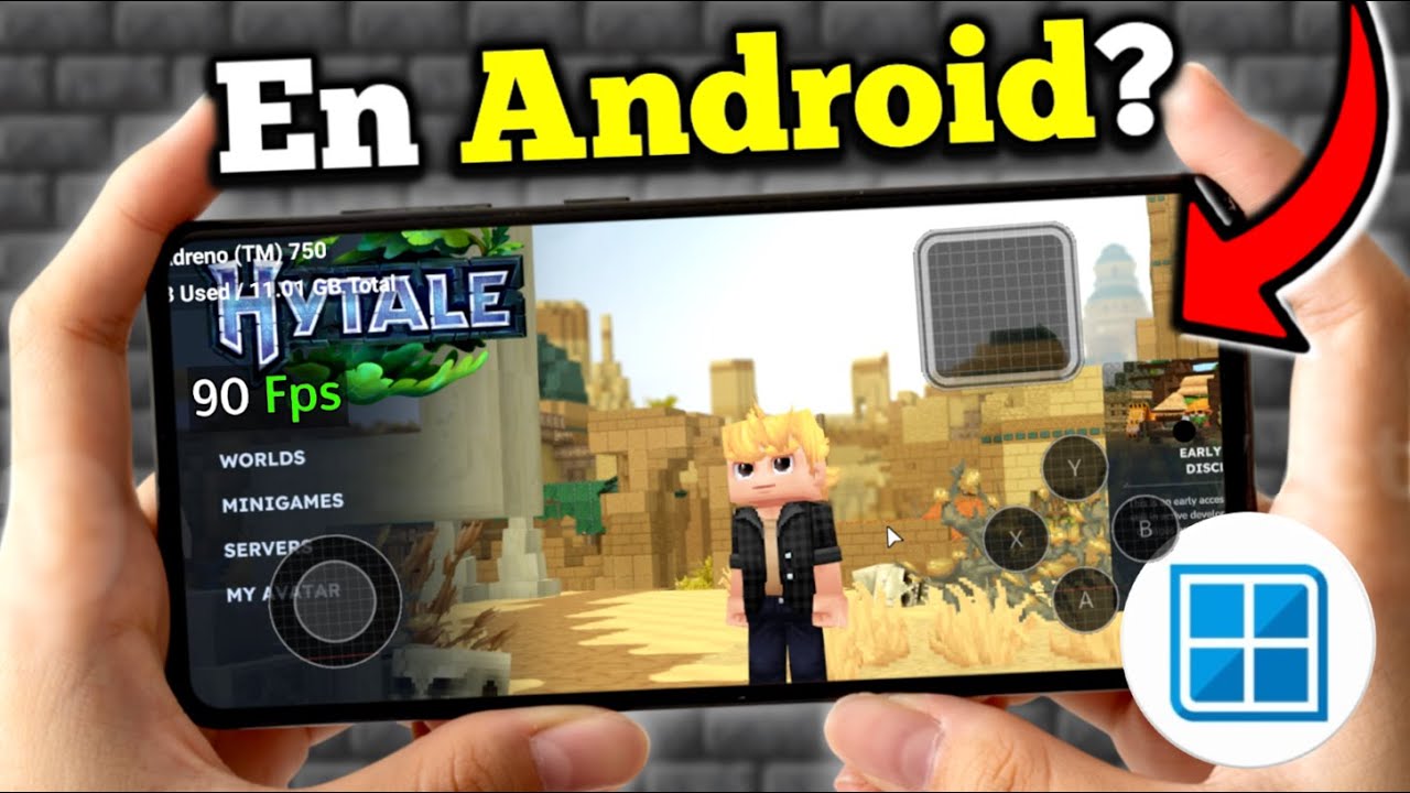 🔥 Se puede JUGAR HYTALE en ANDROID? 🤔 | EMULADOR de WINDOWS para HYTALE