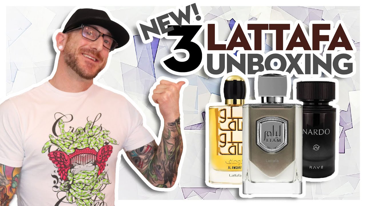 Unboxing 3 NEW LATTAFA FRAGRANCES - Featuring Lattafa Liam Grey