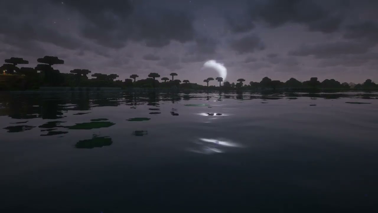 Lofi Minecraft Music – Sunrise at the Lake | 1 Hour Relaxing Ambience 🍃