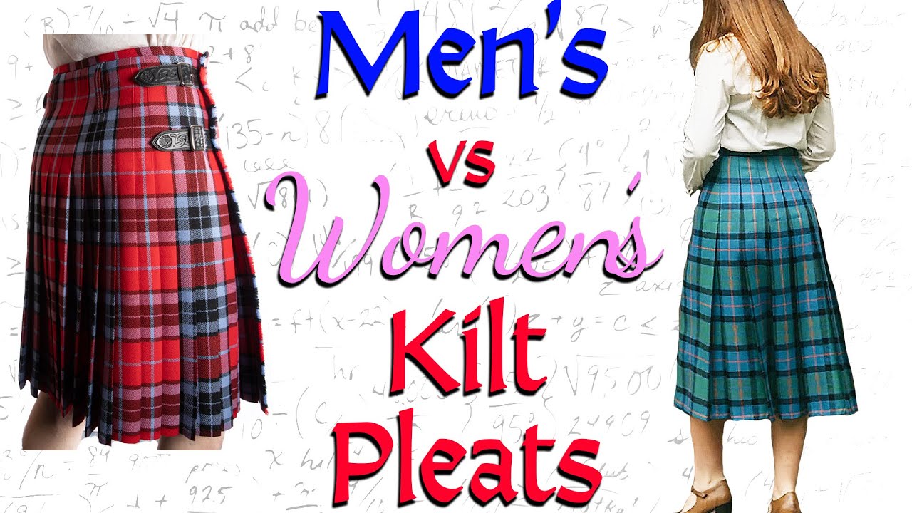Men's vs Women's Kilt Pleating