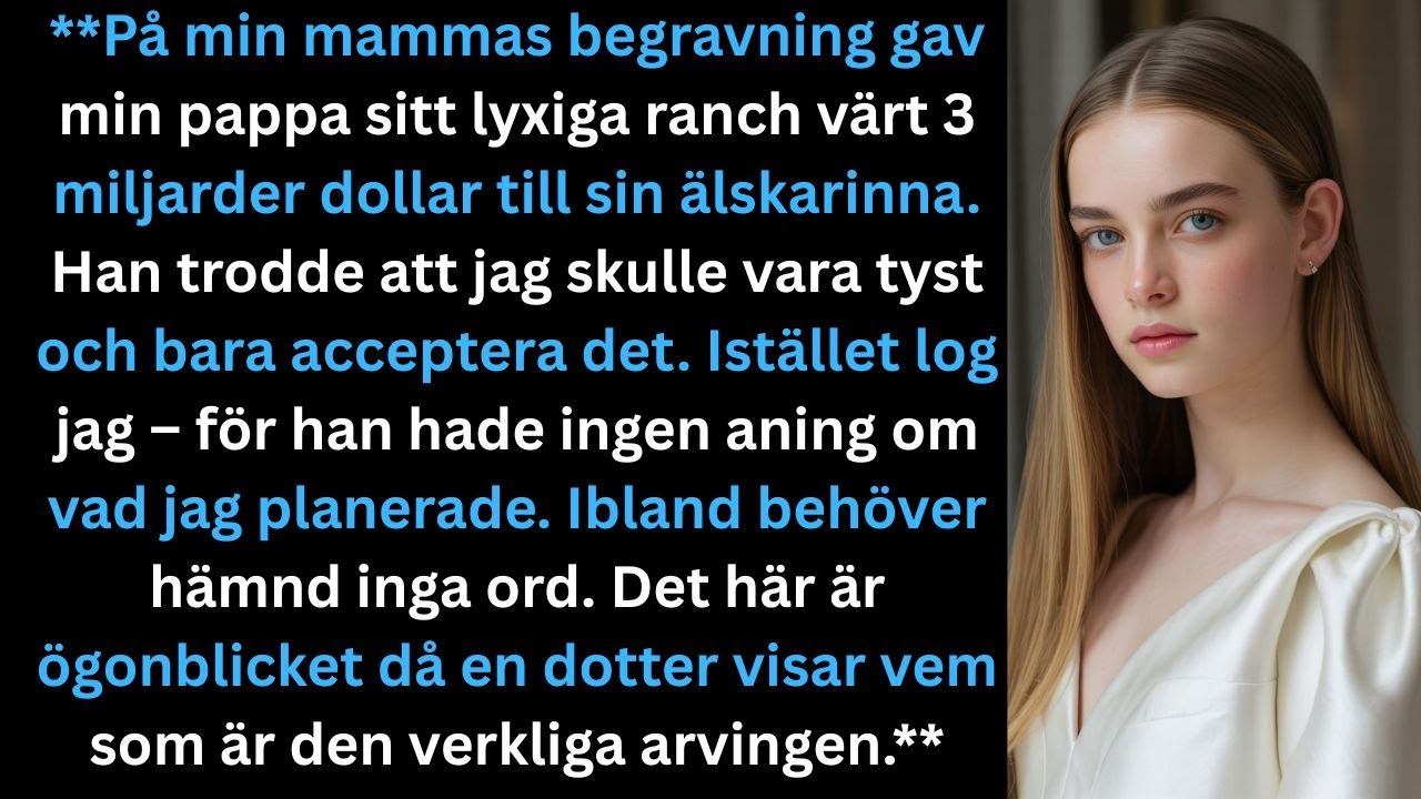 "På mammas begravning gav pappa sin $3 B lyxranch till älskarinnan – sen hände något…"