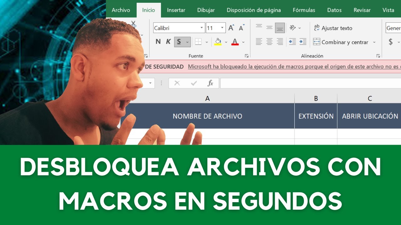 Desbloquea Archivos con Macros descargados desde internet en segundos