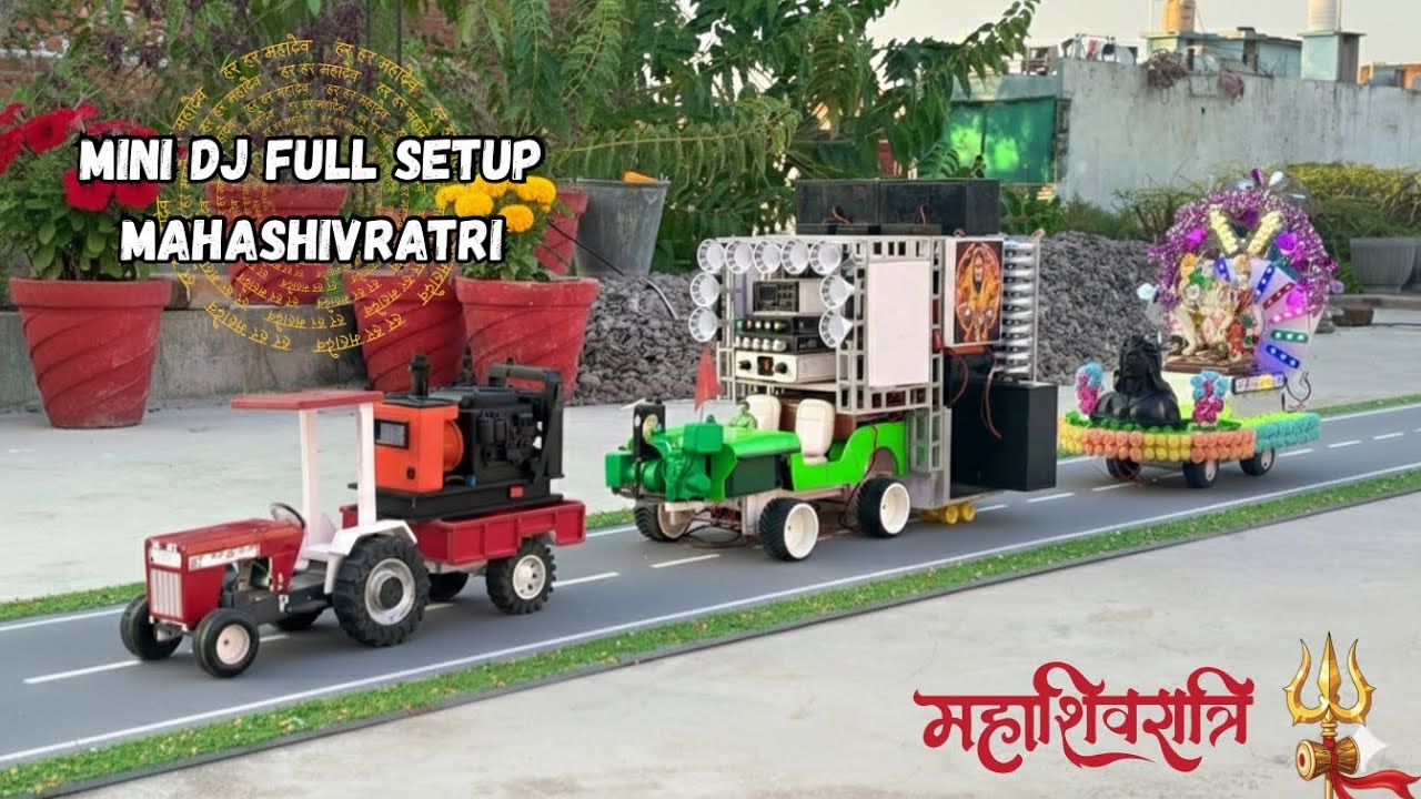 New Mini DJ shiv barat truck Setup | Assemble Mini Dj at Home | Real bass Testing Full Installation
