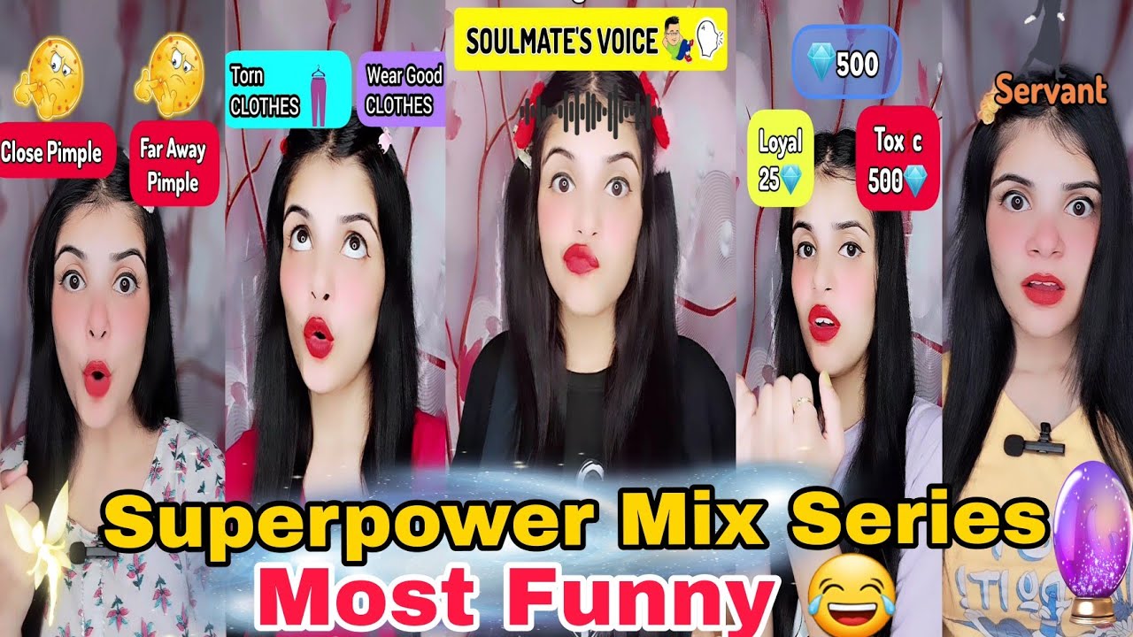 Superpower Mix Series😝(Most Funny😁)(Must Watch🤫) @jiyajasmineshorts
