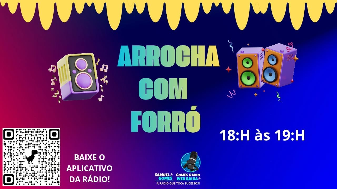 Arrocha com forró 11/01 /2026 - ao vivo Gomes rádio web Bahia