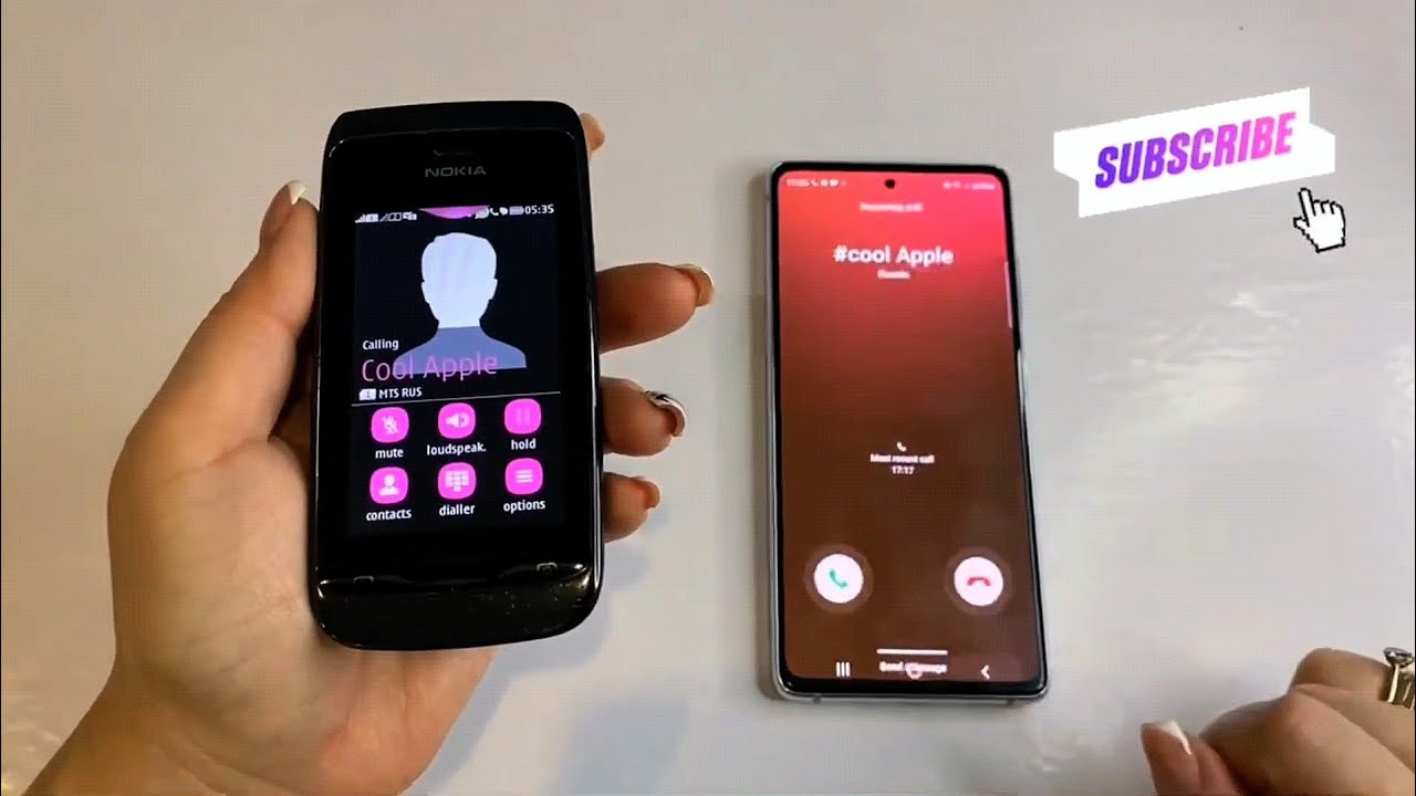 Samsung Galaxy S20 FE против Nokia Asha 310: Входящие и исходящие вызовы