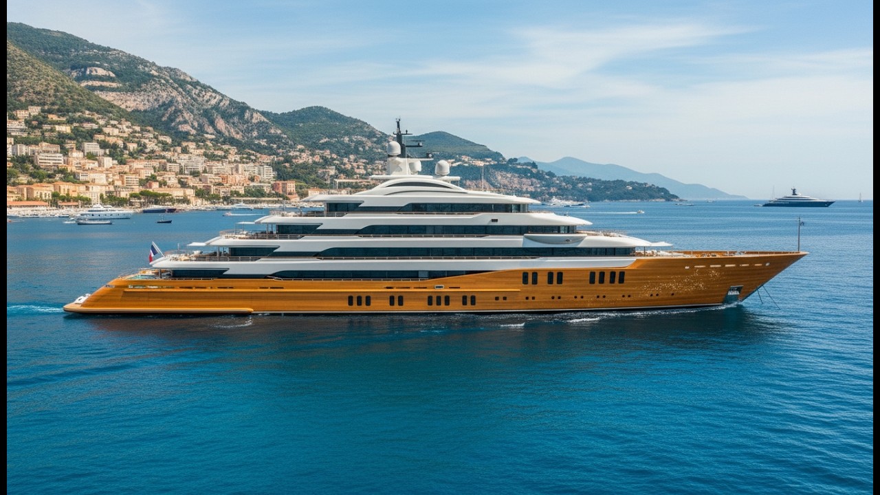 This $1.5 Billion Yacht Is Covered Entirely In Wood  300 Meters of Pure Teak #luxury #luxuryyacht