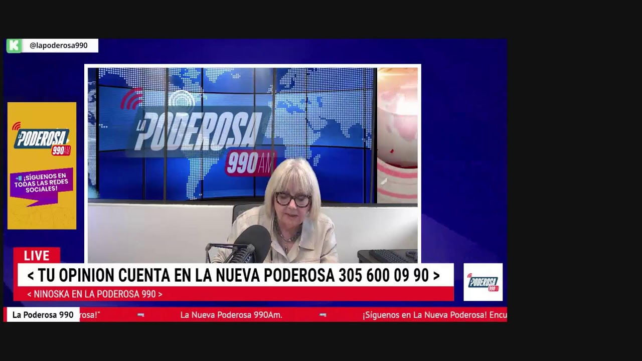 NINOSKA EN LA PODEROSA 990