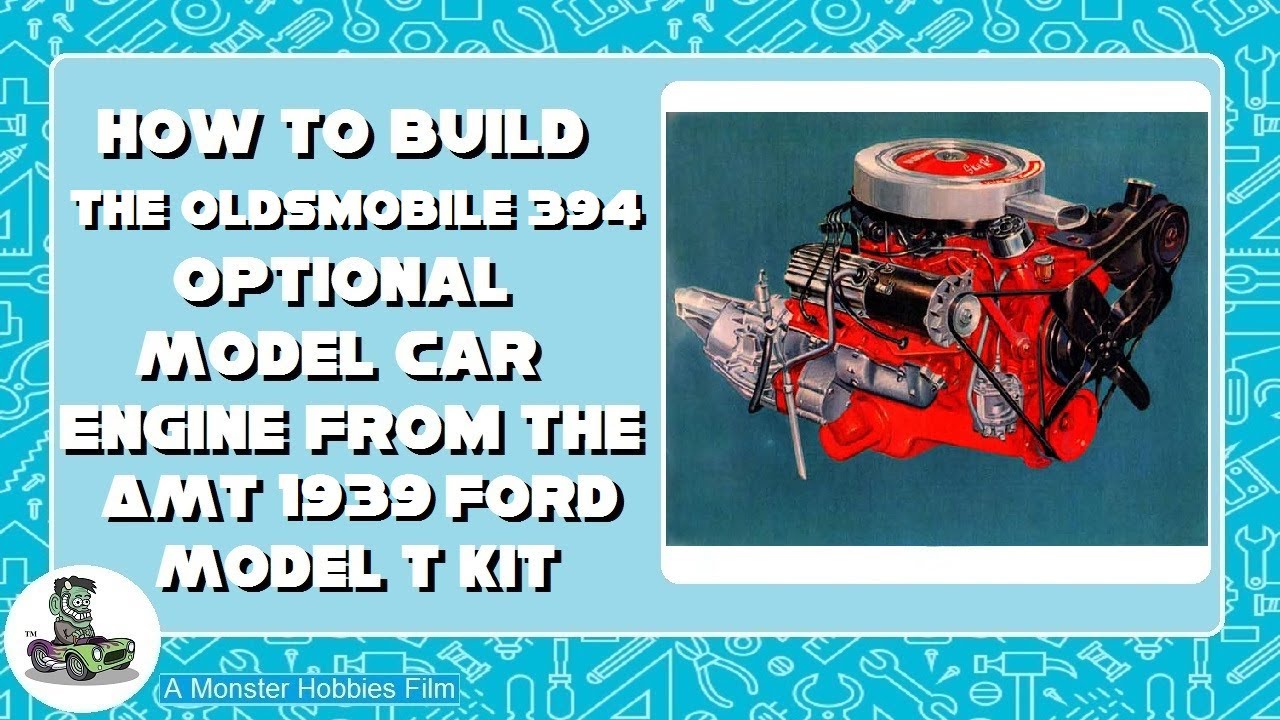 Model Car Garage Tips and Tech - How To Build The 394 Oldsmobile Engine - AMT 1940 Ford Sedan