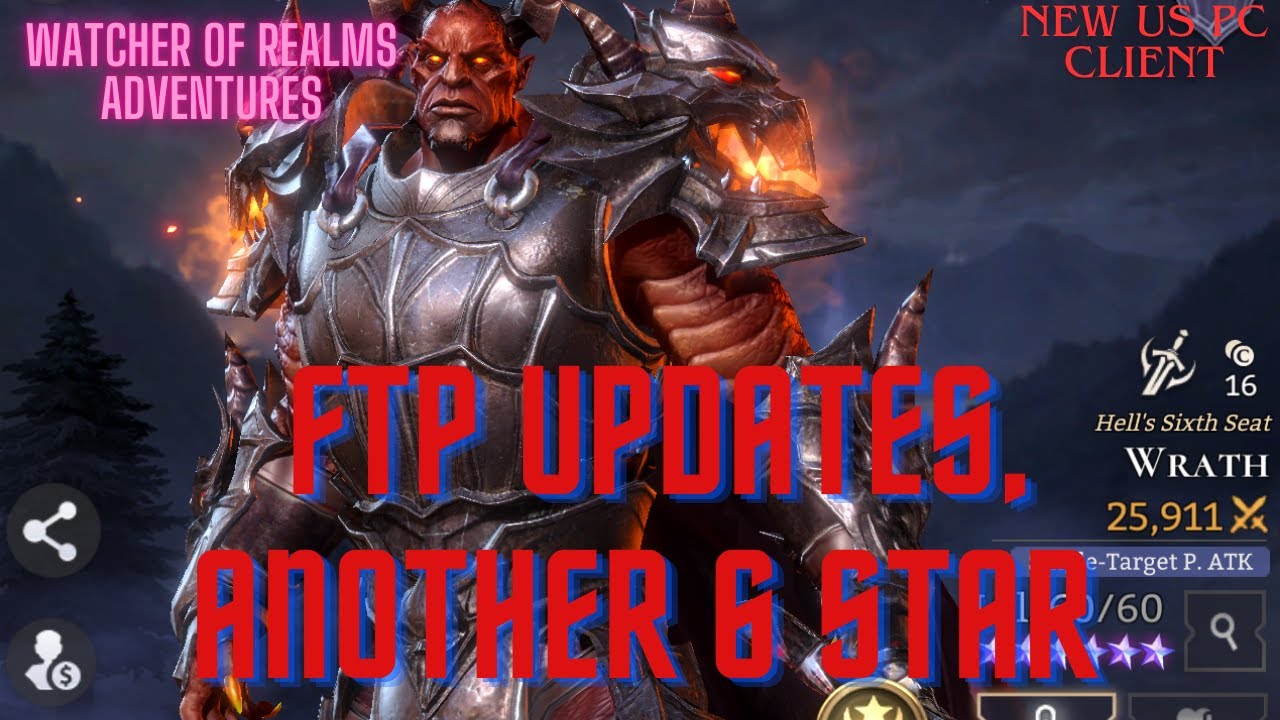 Wrath is 6 star, still having issues in GR 1 #watcherofrealms