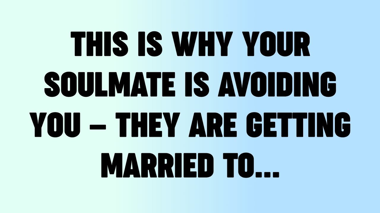 ✝️THIS IS WHY YOUR SOULMATE IS AVOIDING YOU — THEY ARE GETTING MARRIED TO...