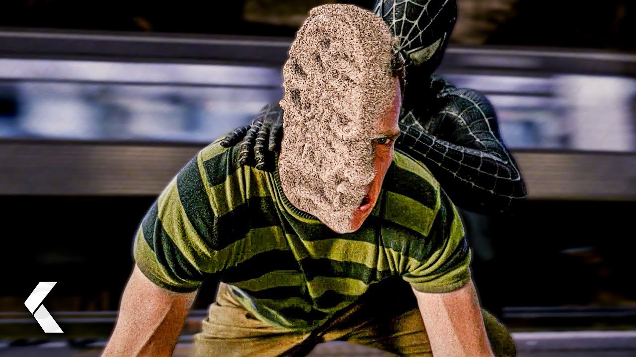 Negro Spider-Man vs. Sandman - El Hombre Araña 3 | Tobey Maguire