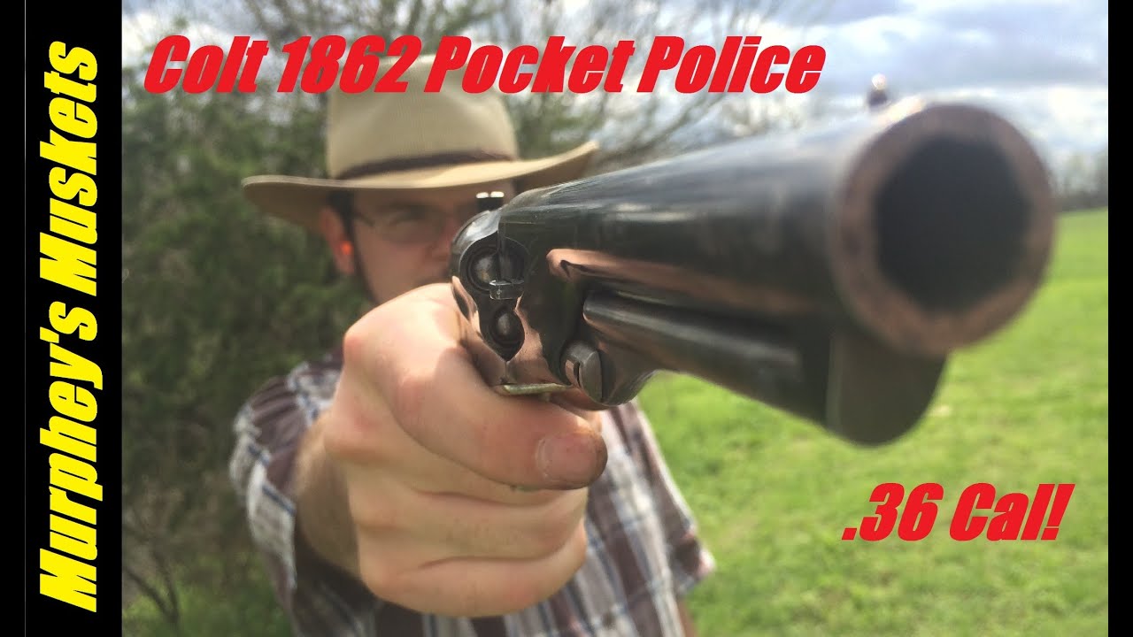 Colt 1862 Pocket Police Revolver 36cal Cap n Ball