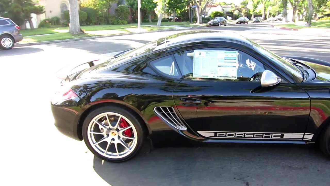 2012 Porsche Cayman R PDK Black on Black Beverly Hills California Available NOW
