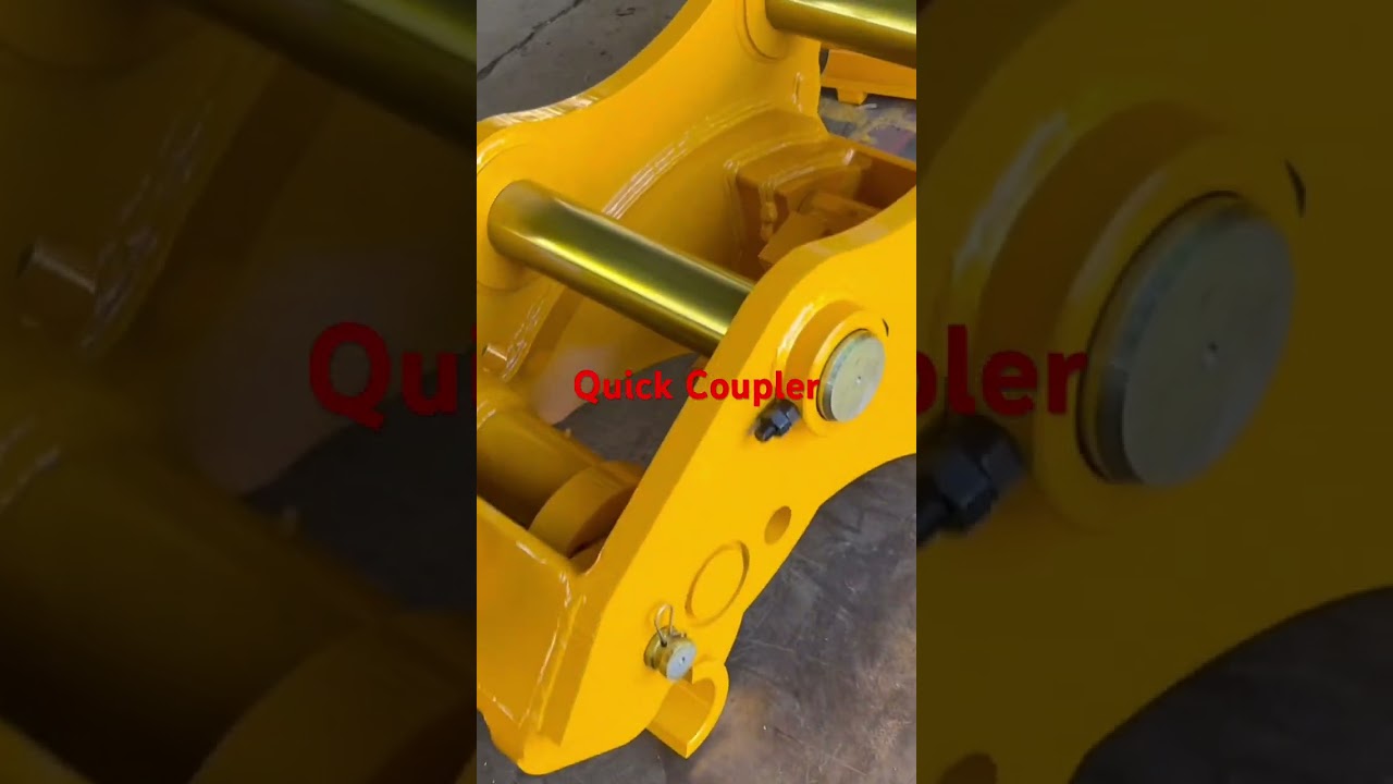 Hydraulic Quick Coupler locks in SECONDS😎#excavator #quickcoupler  #quickhitch #attachments