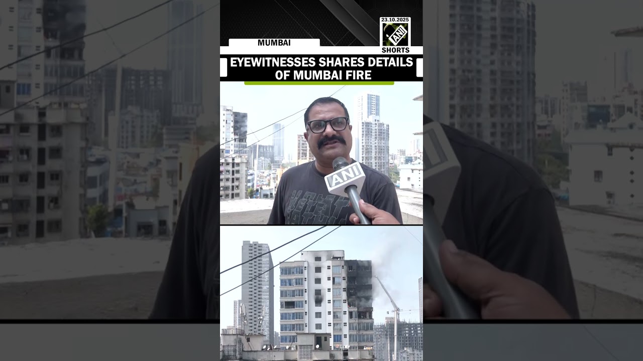 Eyewitnesses shares details of massive fire at Jogeshwari West Commercial Building in Mumbai