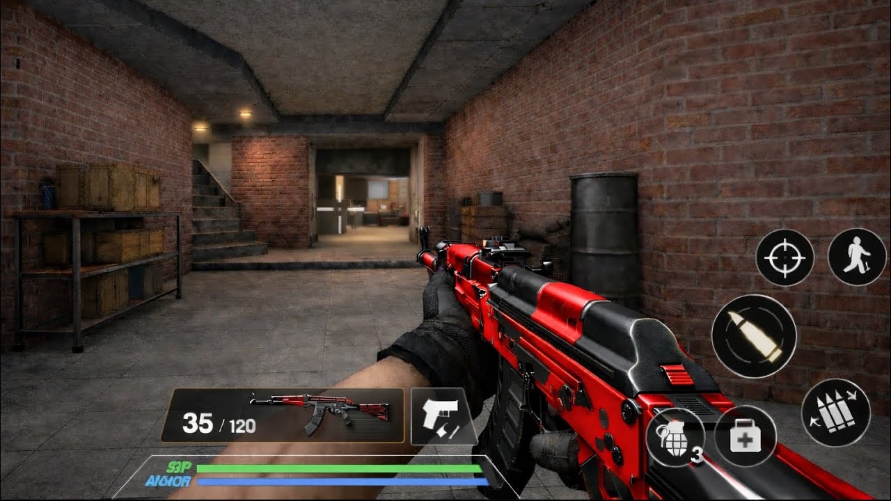 Intense FPS Gameplay with AK-47 | Epic Close-Range Battle 🔥 #33