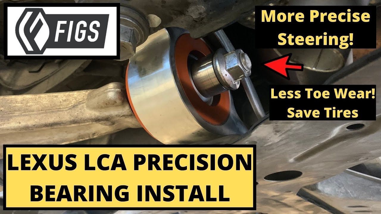 Lexus RC/GS/IS FIGS Precision Bearing Bushing Install & Review of Solid Bushings With Comparison