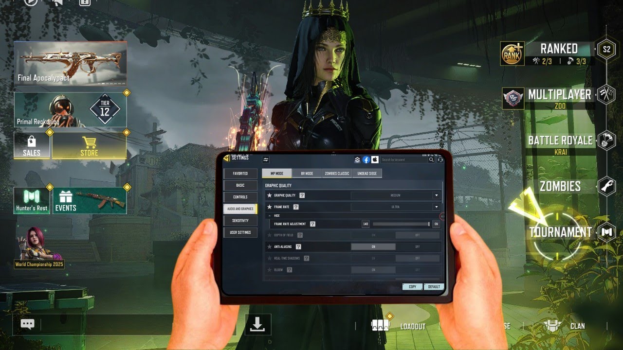 XIAOMI PAD 6 COD MOBILE NEW SEASON 144 FPS  GAMEPLAY TEST