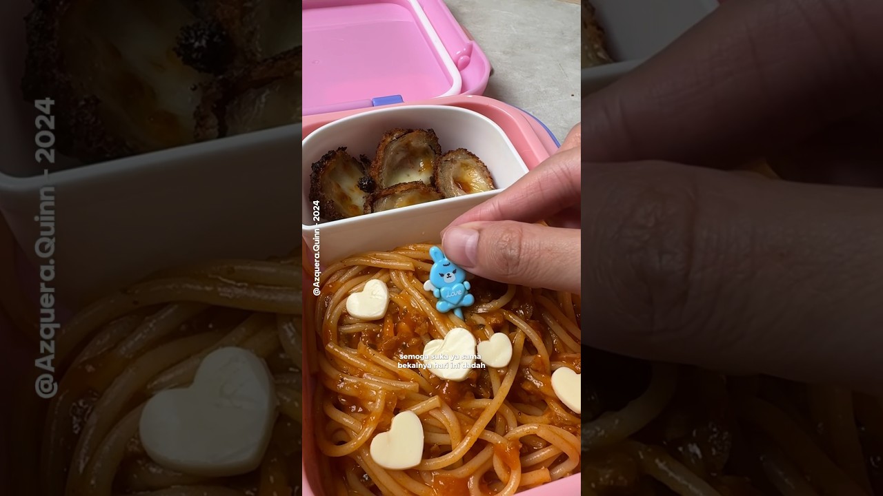 Bekal Azquera TK - Spaghetti Bolognese #bekal #bekalanak #bekalazquera