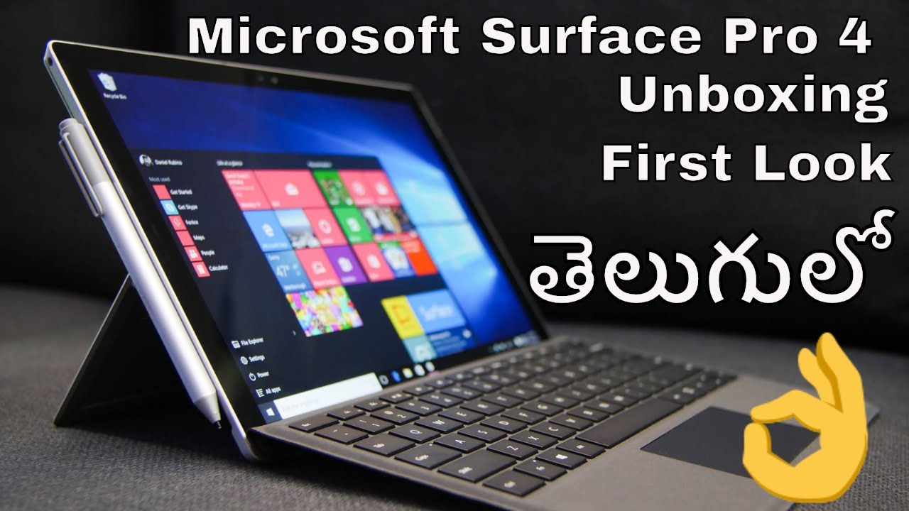 Microsoft Surface Pro Unboxing & First look ||In Telugu ||🔥🔥🔥
