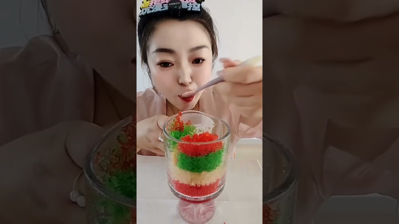 ASMR Flying Fish Roe 🧡 Super Crunchy Eating Sounds 😮&zwj;💨#asmr #tobikoasmr #flyingfishroe