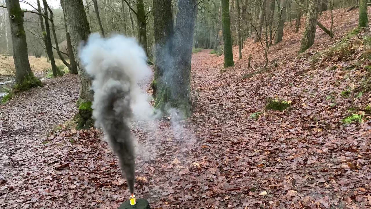 Mr. Smoke Typ 2 in Blau mit Reißzünder / Raucherzeuger