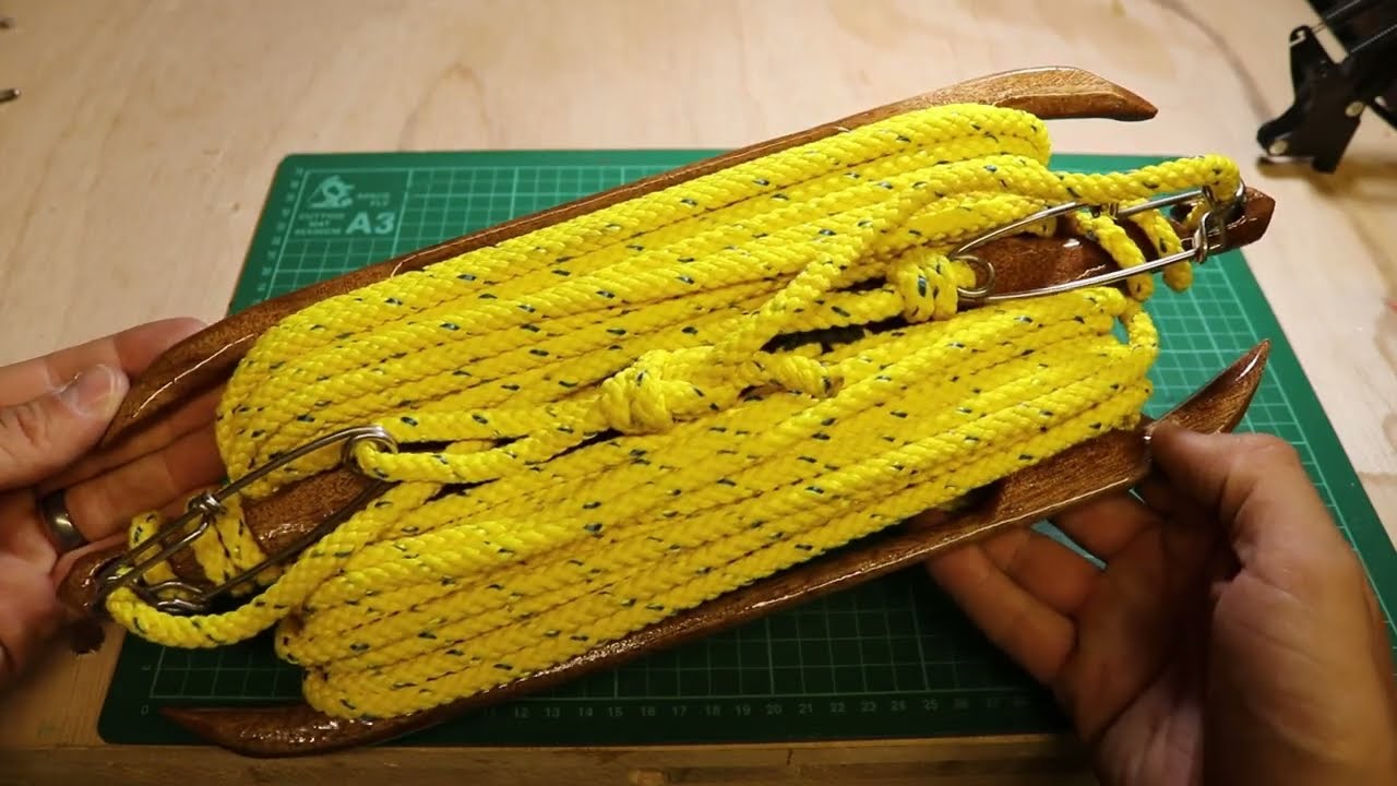 Making A Spearfishing Float Line Winder!