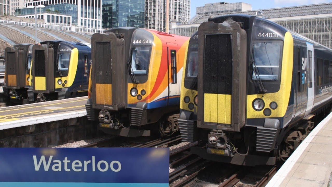 Trains at London Waterloo -  26 June 2021