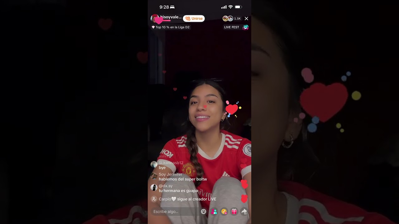 Valeria en live 