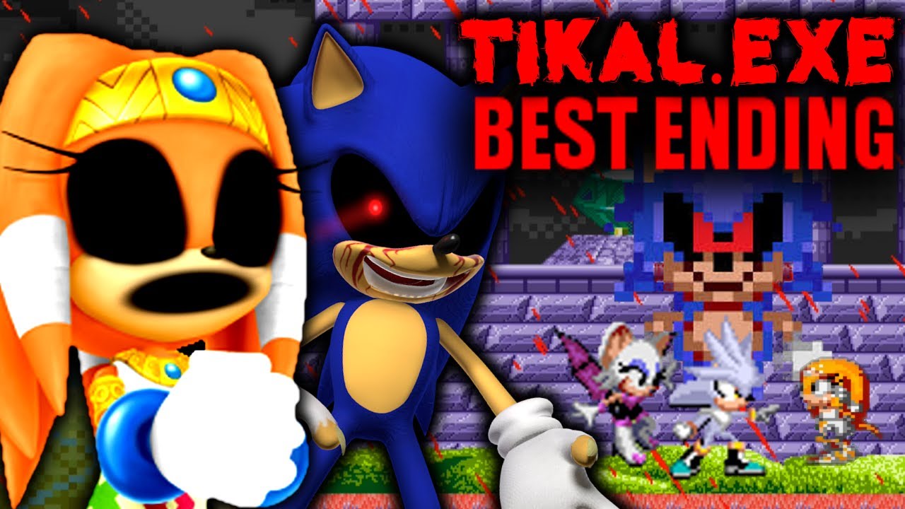 THE END OF SONIC.EXE - TIKAL.EXE - EVERYONE FINALLY SURVIVES AND GETTING THE BEST ENDING Horror Game