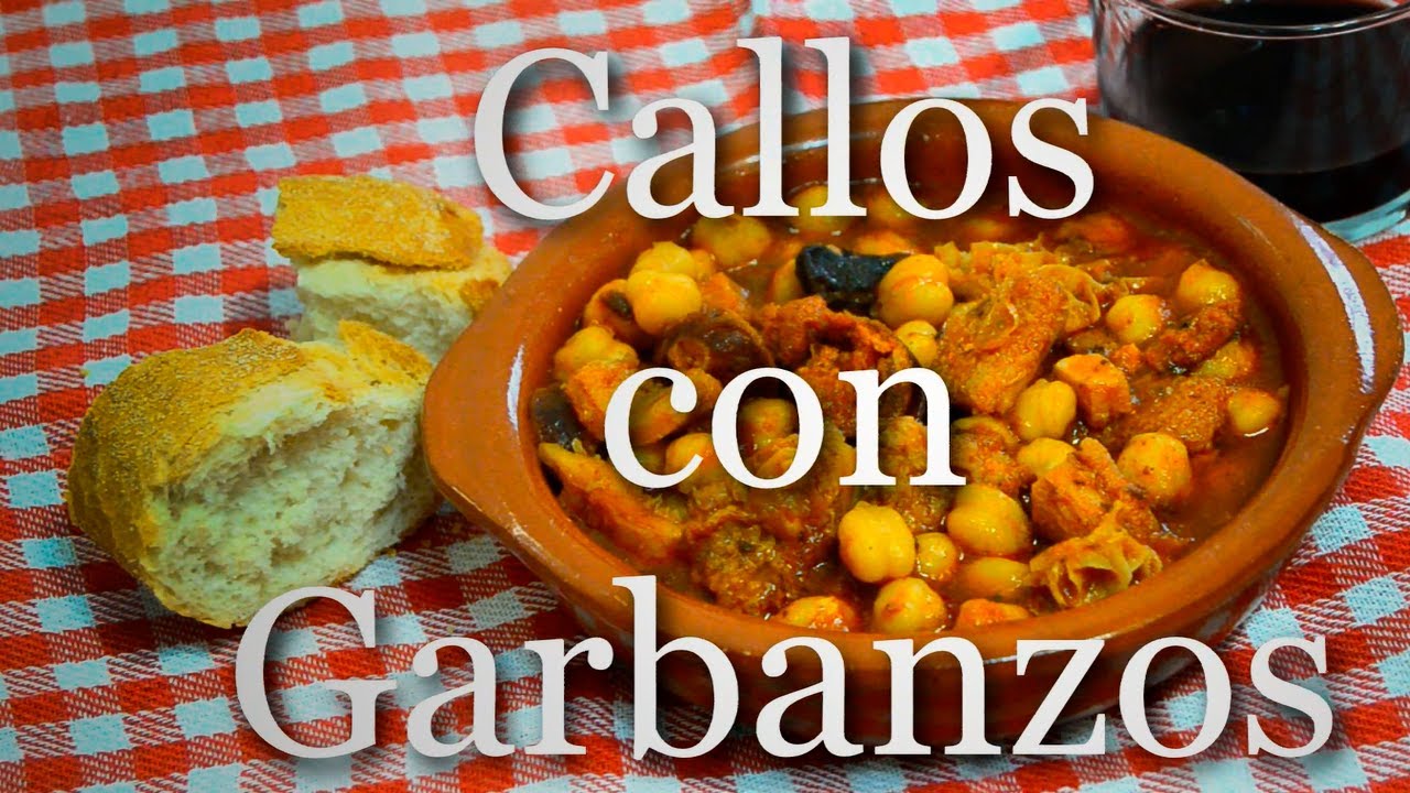 CALLOS CON GARBANZOS (OLLA EXPRESS)--Receta f&aacute;cil