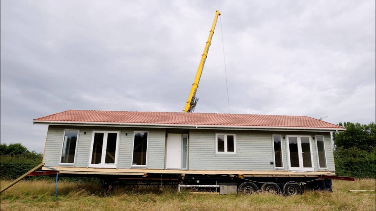 Moving a  Mobile Home Log Cabin