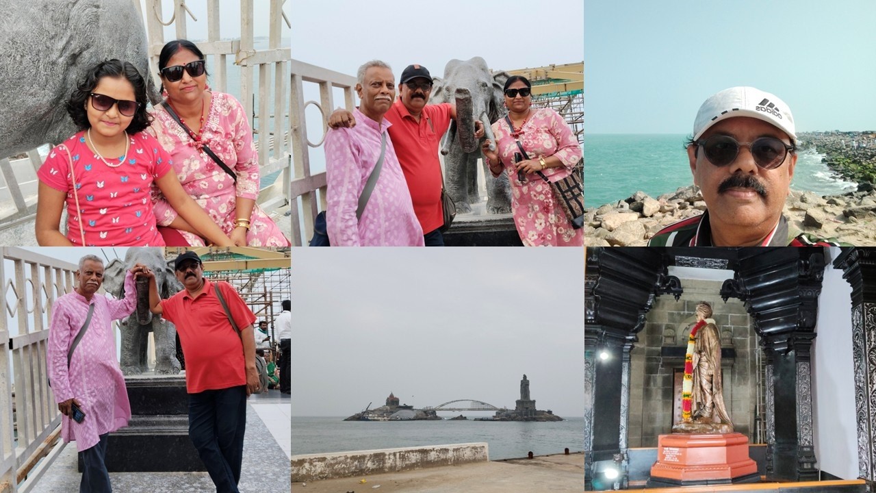 [ TAMILNADU 8 ] Ranganthaswamy Temple in Trichy to Vivekananda Rock Boat Ride in Kanyakumari...