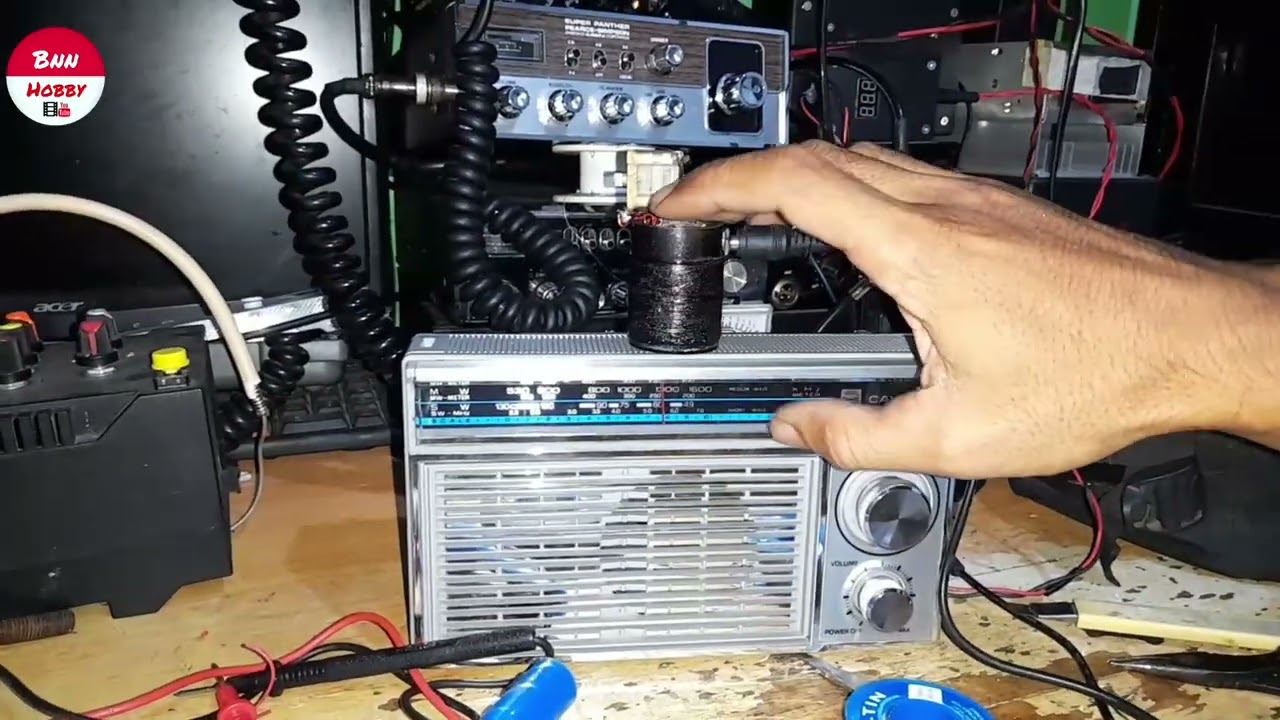 Radio Cawang Sensitif dengan antena Induksi