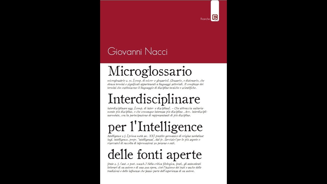 Il Microglossario come interfaccia inter-infra disciplinare