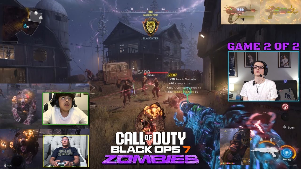 COD: BO7 Beta "Vandorn Farm" Zombies Map w. 2 Online Friends + EXTRA!! | Game 2 of 2