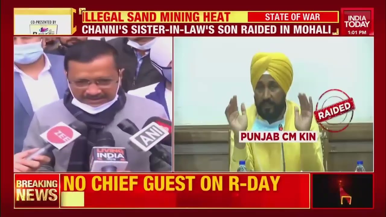 Arvind Kejriwal Launches Attack On Punjab CM Charanjit Singh Channi Over ED Raids