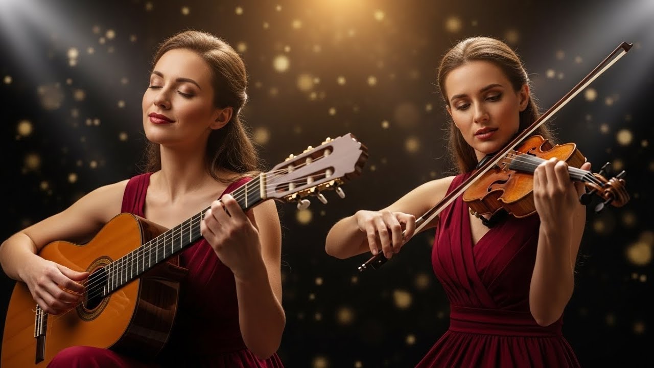 LIVE Spanish Guitar & Violin | Emotional Instrumental for Focus & Sleep