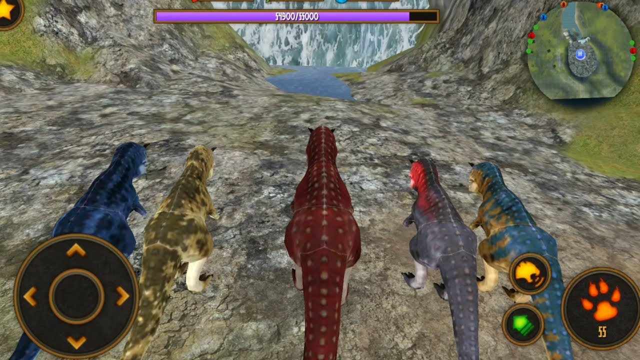 Best Dino Games - Clan Of Carnotaurus Android Gameplay