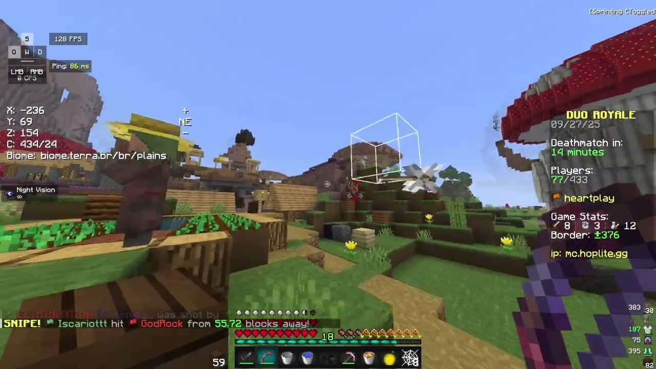 400 Players Hoplite Snowball with Crayonix