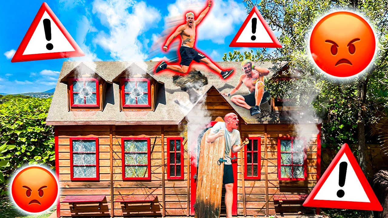 DESTROZAMOS LA CASETA del CALVO de ARTA haciendo PARKOUR😥