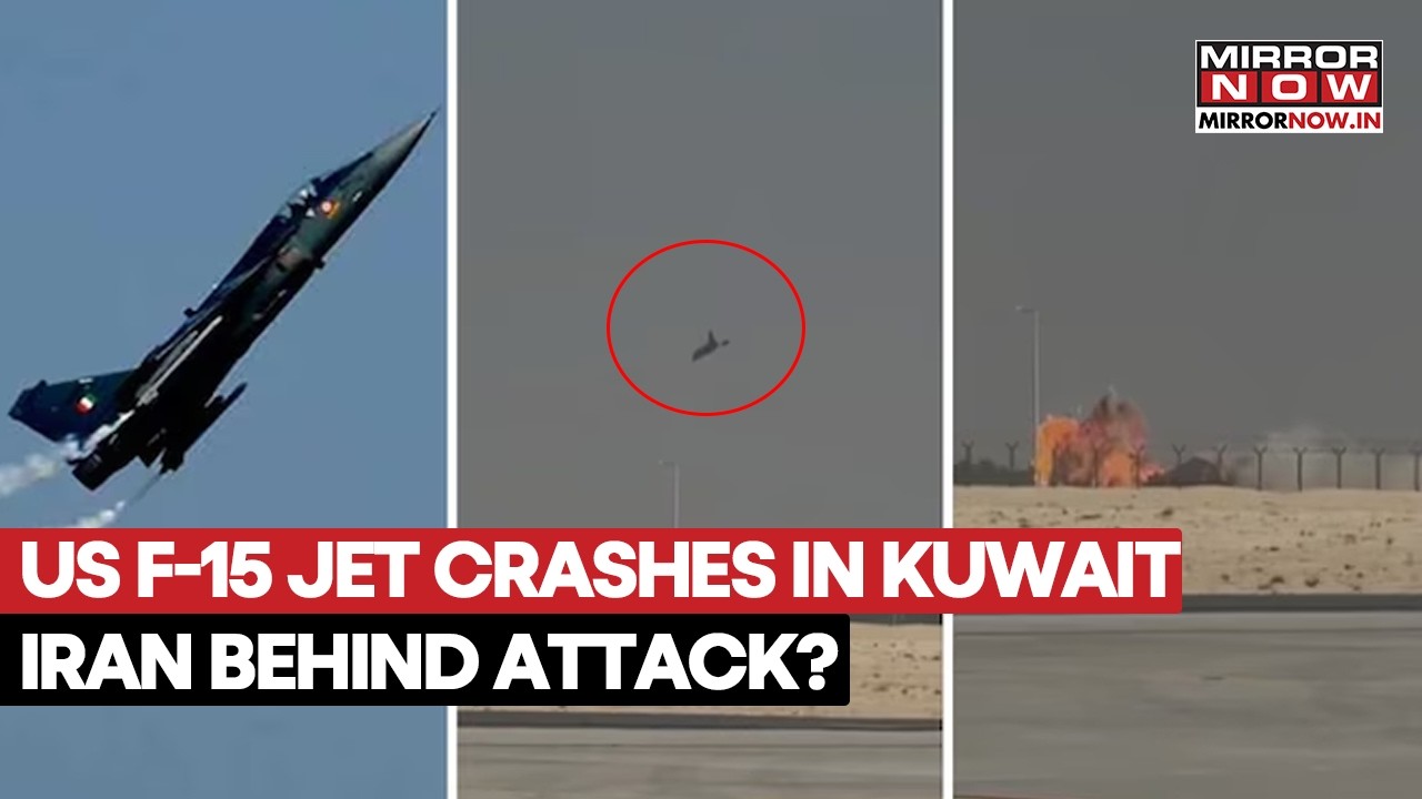 US Air Force F-15 Jet Crashes IN Kuwait As Iran Steps Up Attacks On American Middle East Bases