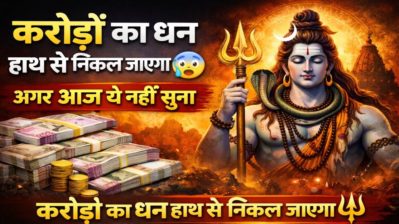 👉 महादेव का आदेश 🔱 आज जरूर सुनें वरना बड़ा नुकसान 😨 || Shiv Sandesh || universe massage || 