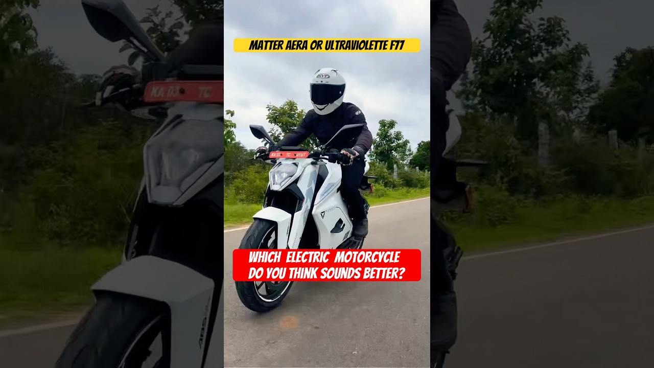 Which Electric Motorcycle Sounds Better? | Matter Aera 5000 or Ultraviolette F77 | BikeWale 